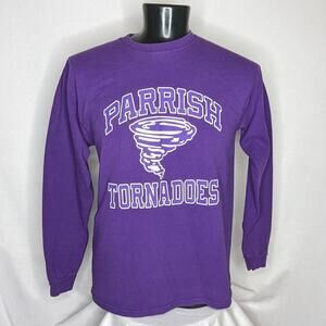 Delta Men's Long Sleeve Graphic T-Shirt - Large - Purple